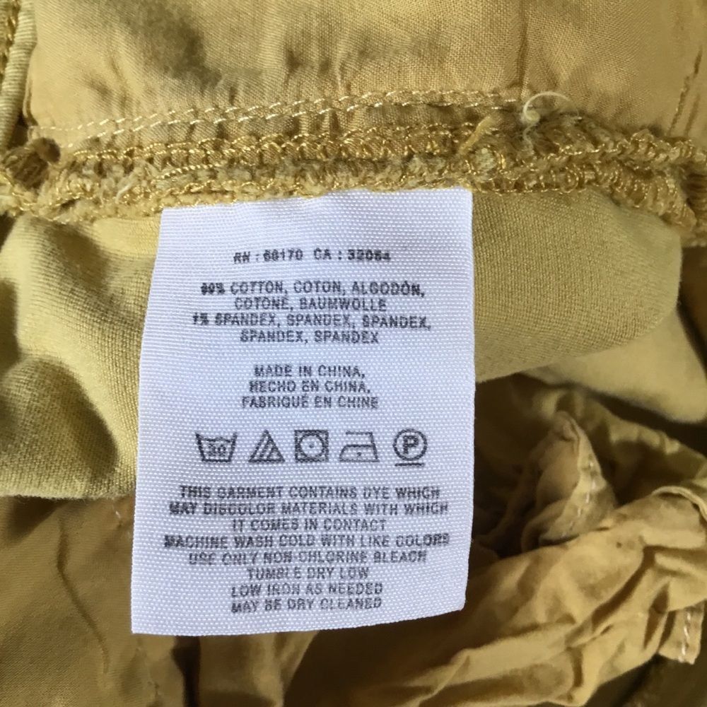 Pilcro and The Letterpress Hyphen low rise chino pants women’s size 25 - Picture 5 of 10